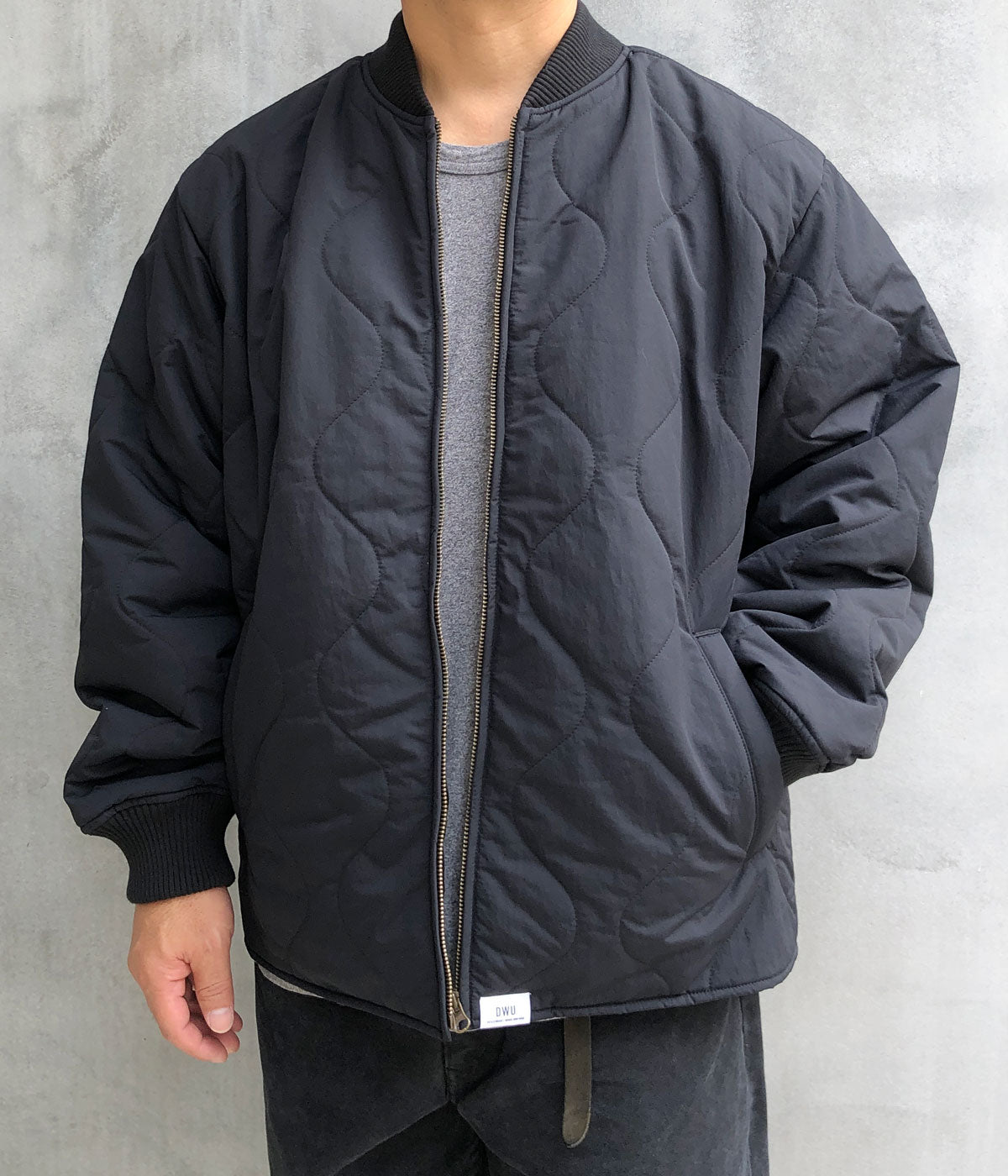 DESCENDANT/BURNS PADDING JACKET (BLACK)