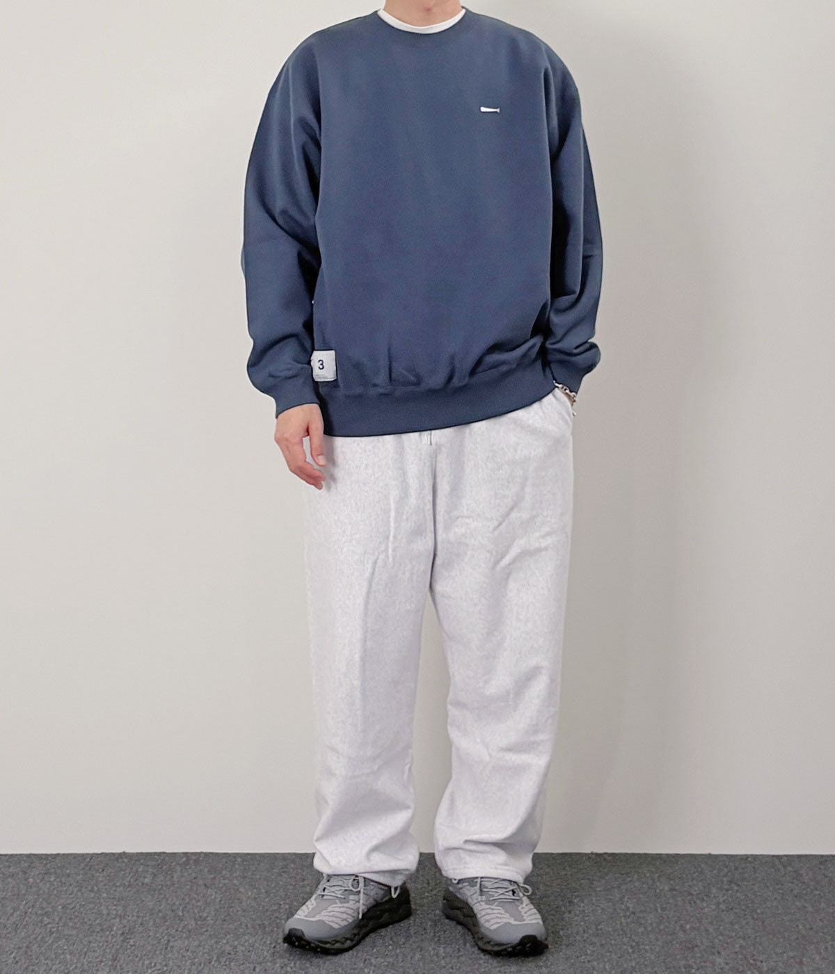 DESCENDANT/PE CREW NECK (TEAL)