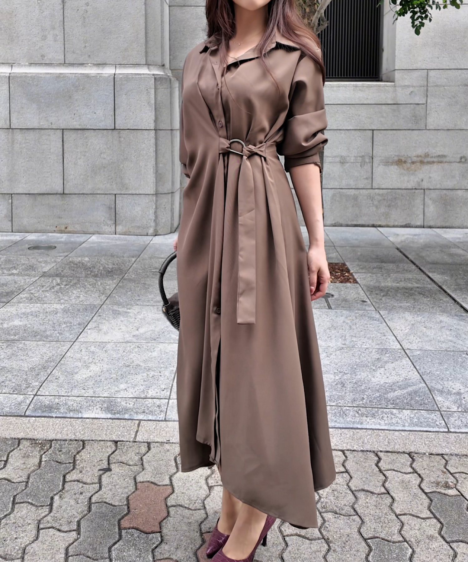 ウェストベルトシャツワンピース | THEODORIC.dy公式通販 | セオ