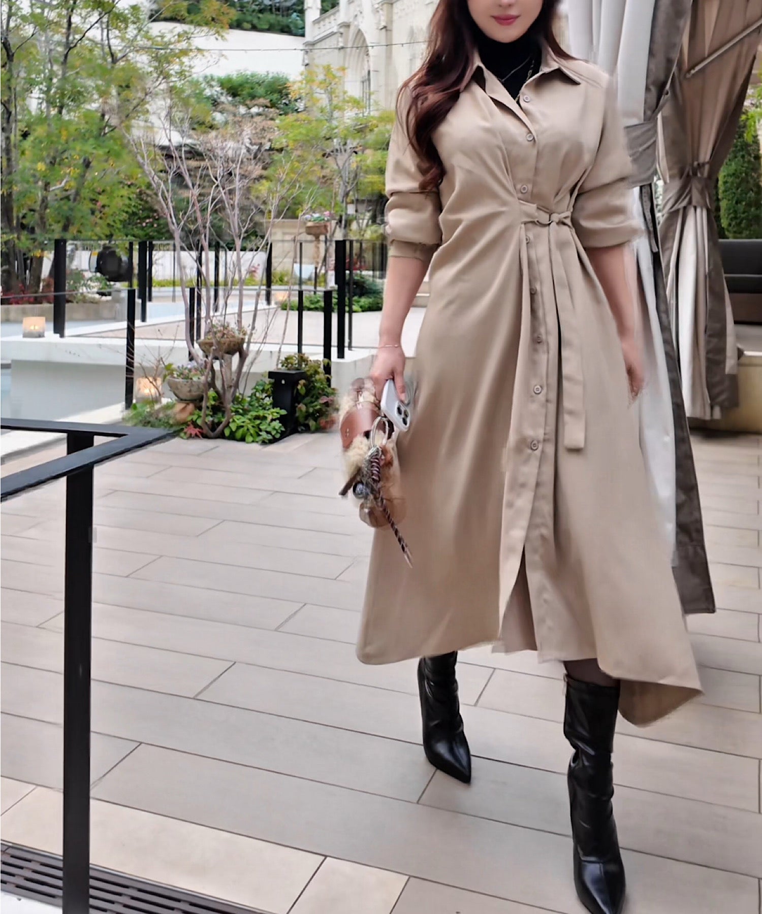 ウェストベルトシャツワンピース | THEODORIC.dy公式通販 | セオ