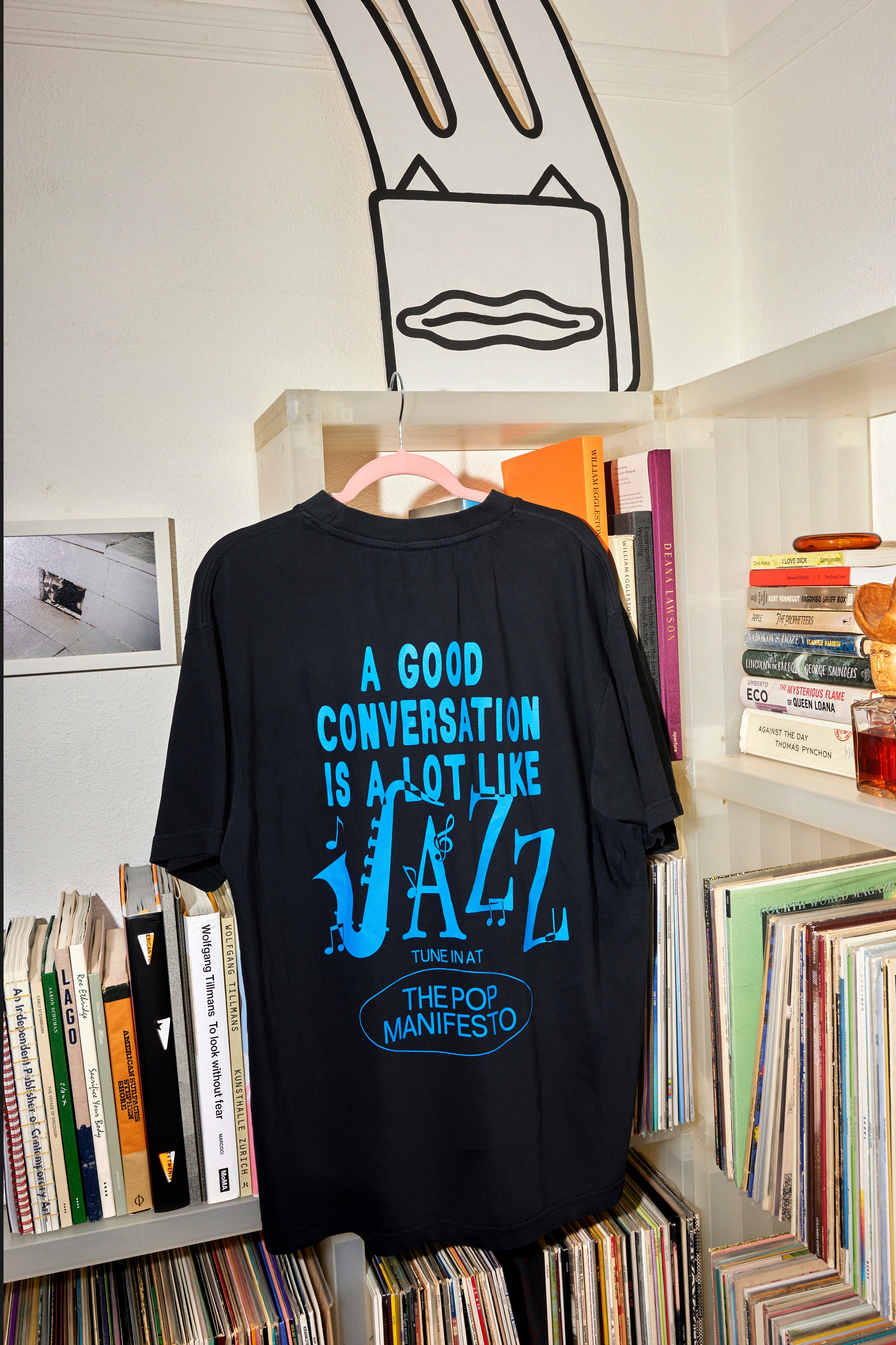A Lot Like Jazz Black T-Shirt – The Pop Manifesto