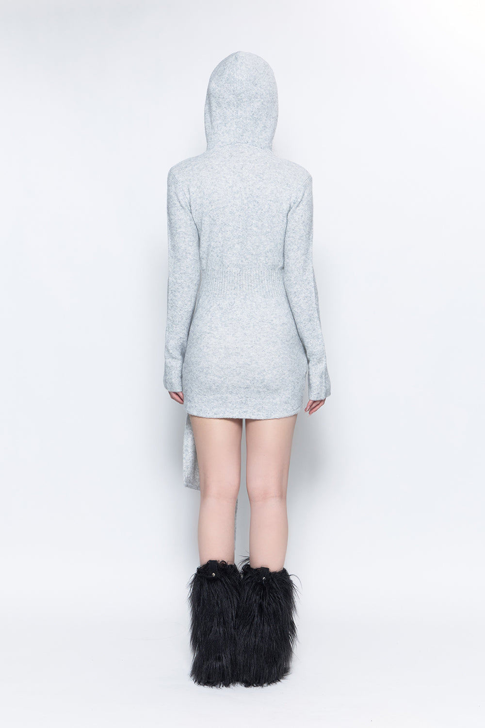 THEREDTHREAD / ザレッドスレッド】S draped knit dress mini