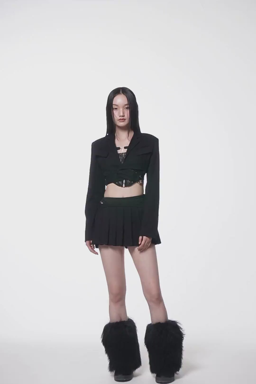 THEREDTHREAD / ザレッドスレッド】S ring jacket cropped