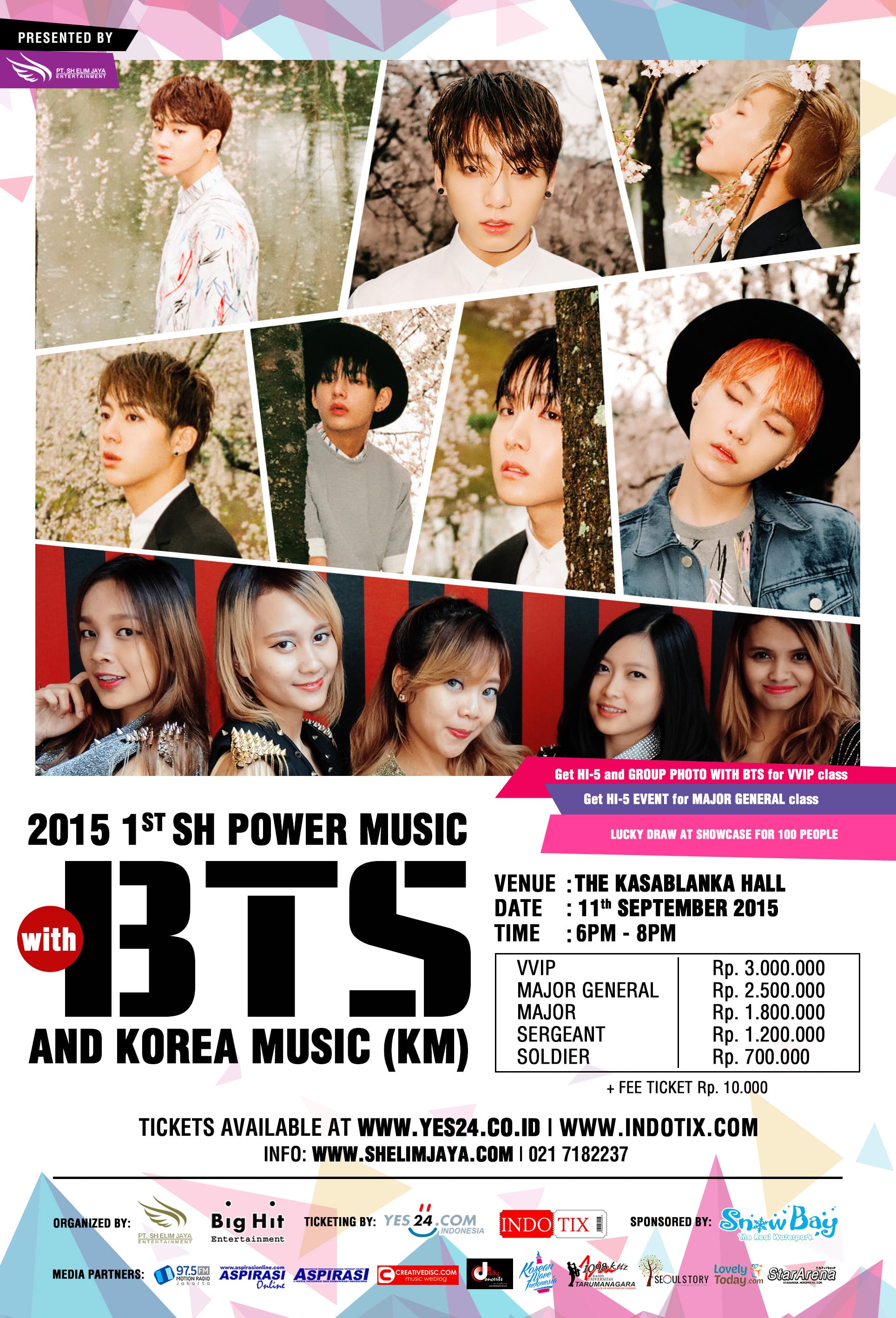 2015 First SH Power Music with BTS & KM in Jakarta - The Seoul Story