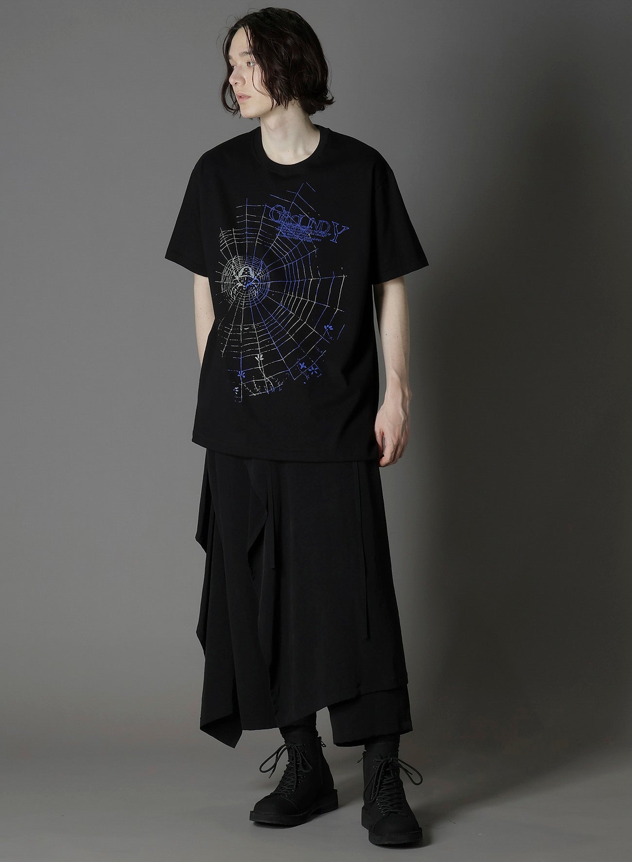 20/COTTON JERSEY SPIDER T-SHIRT – THE SHOP YOHJI YAMAMOTO