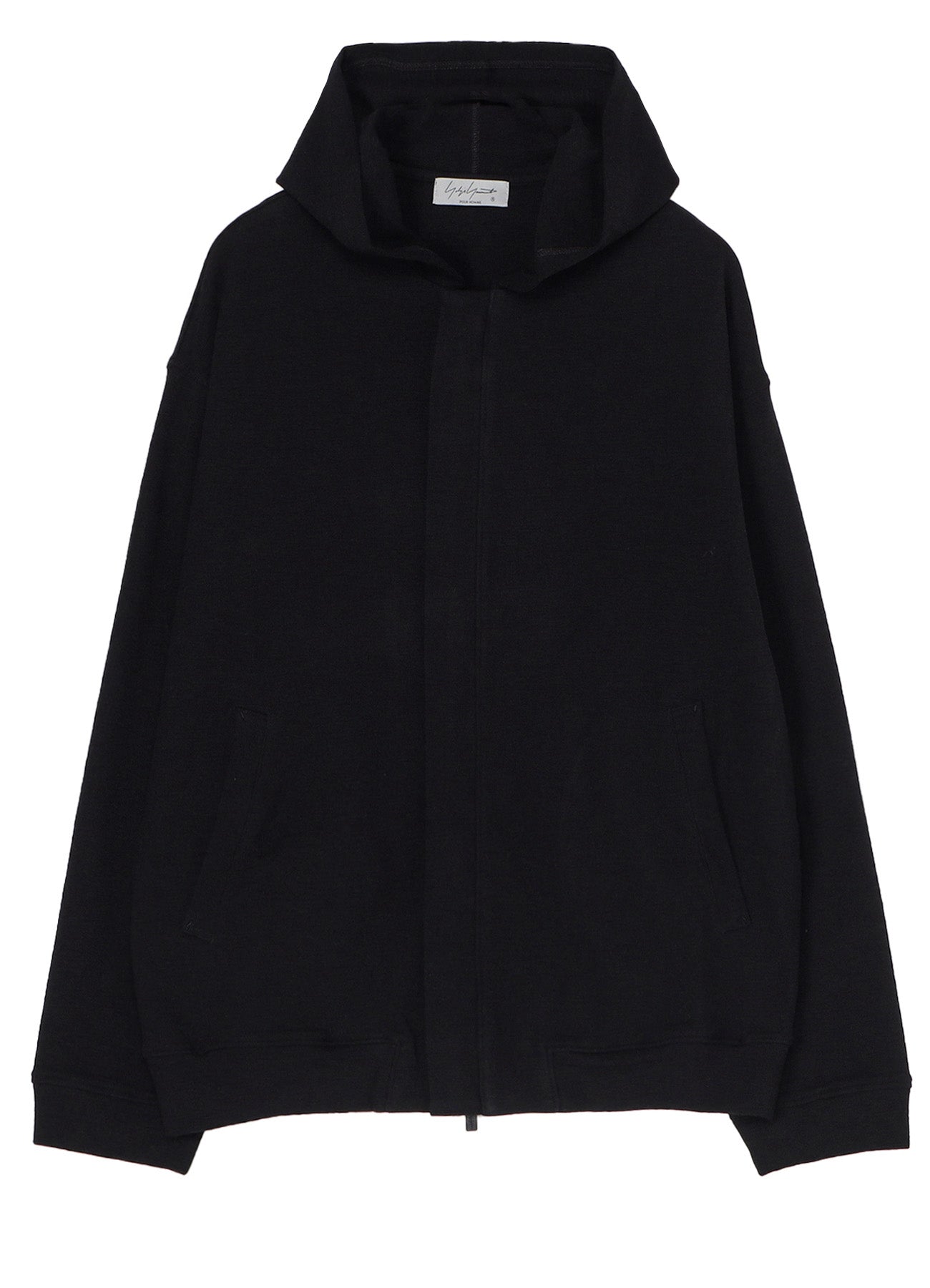 HIGHLAND JERSEY FRONT OPEN HOODIE – THE SHOP YOHJI YAMAMOTO