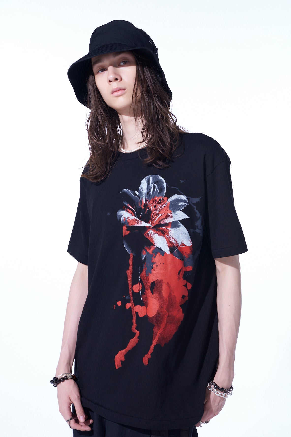 LILY FLOWER GRAPHIC T-SHIRT – THE SHOP YOHJI YAMAMOTO