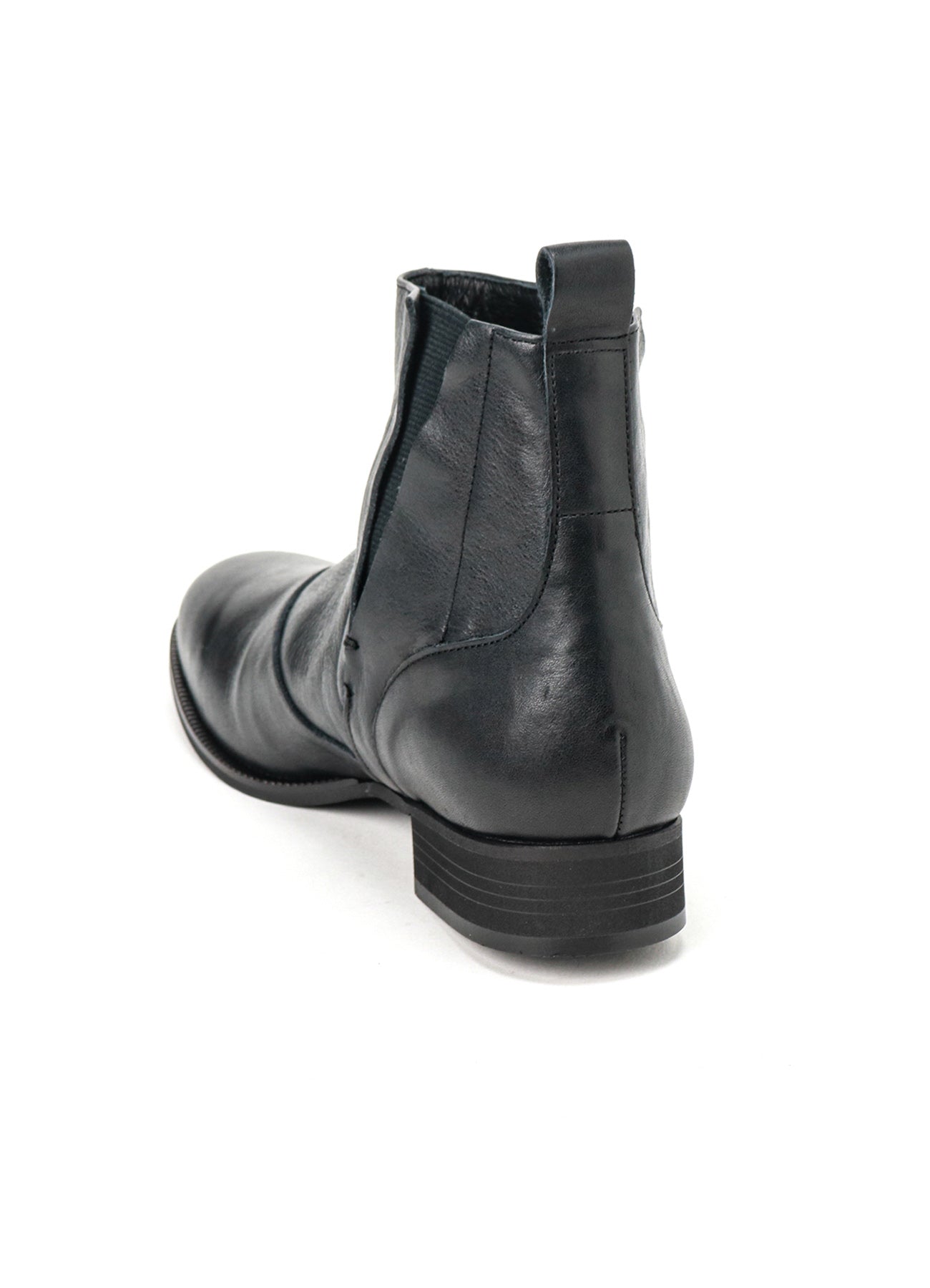 SEMI-GLOSS LEATHER SIDE GORE SHORT BOOTS – THE SHOP YOHJI YAMAMOTO