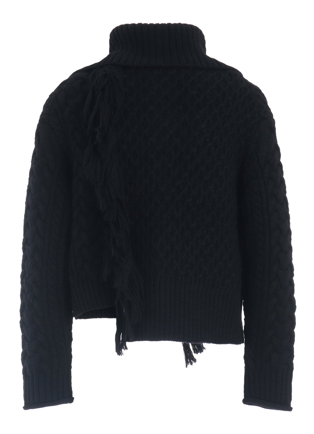 CABLE/FRINGE CARDIGAN – THE SHOP YOHJI YAMAMOTO