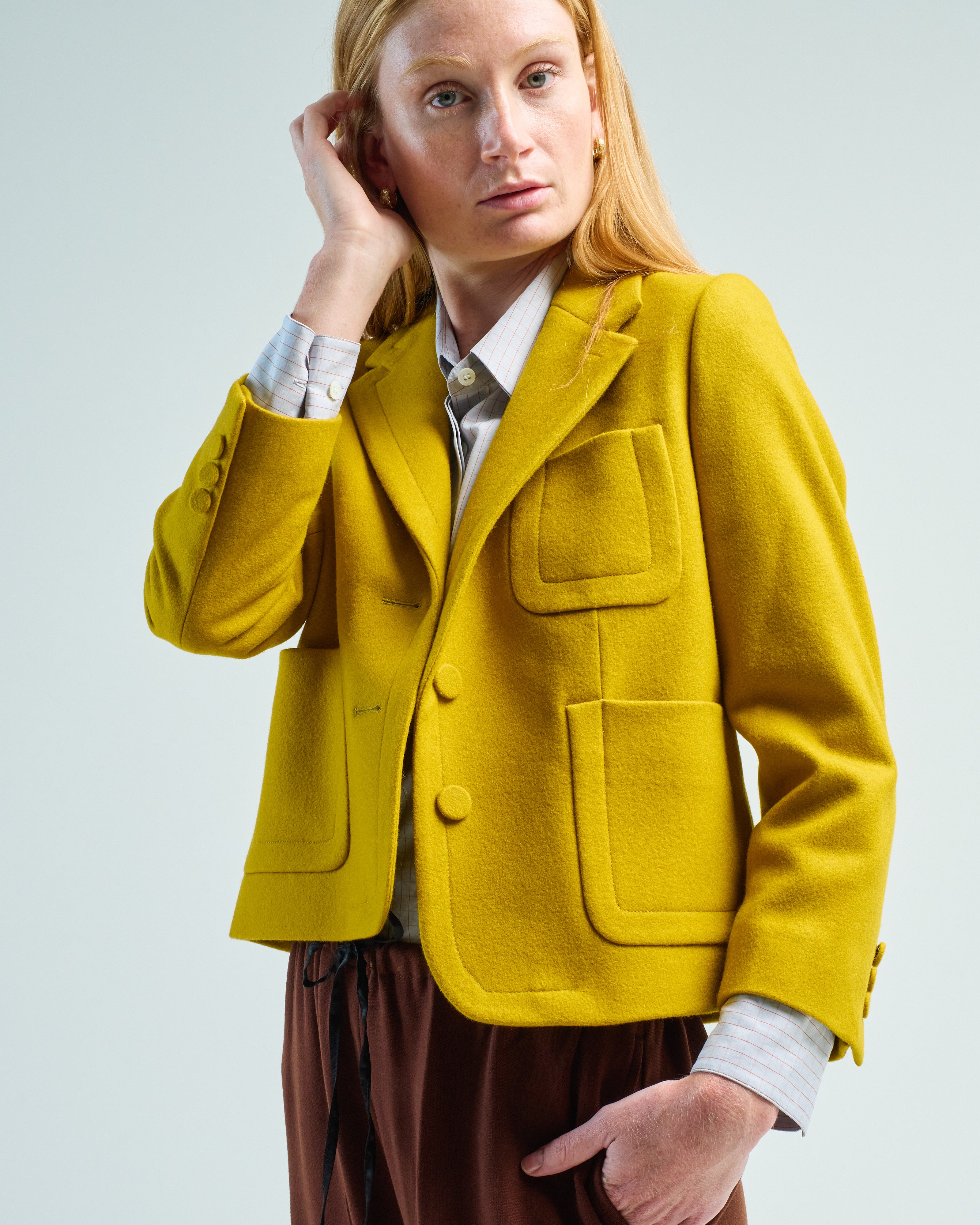 Dries Van Noten Bamis Jacket Mustard