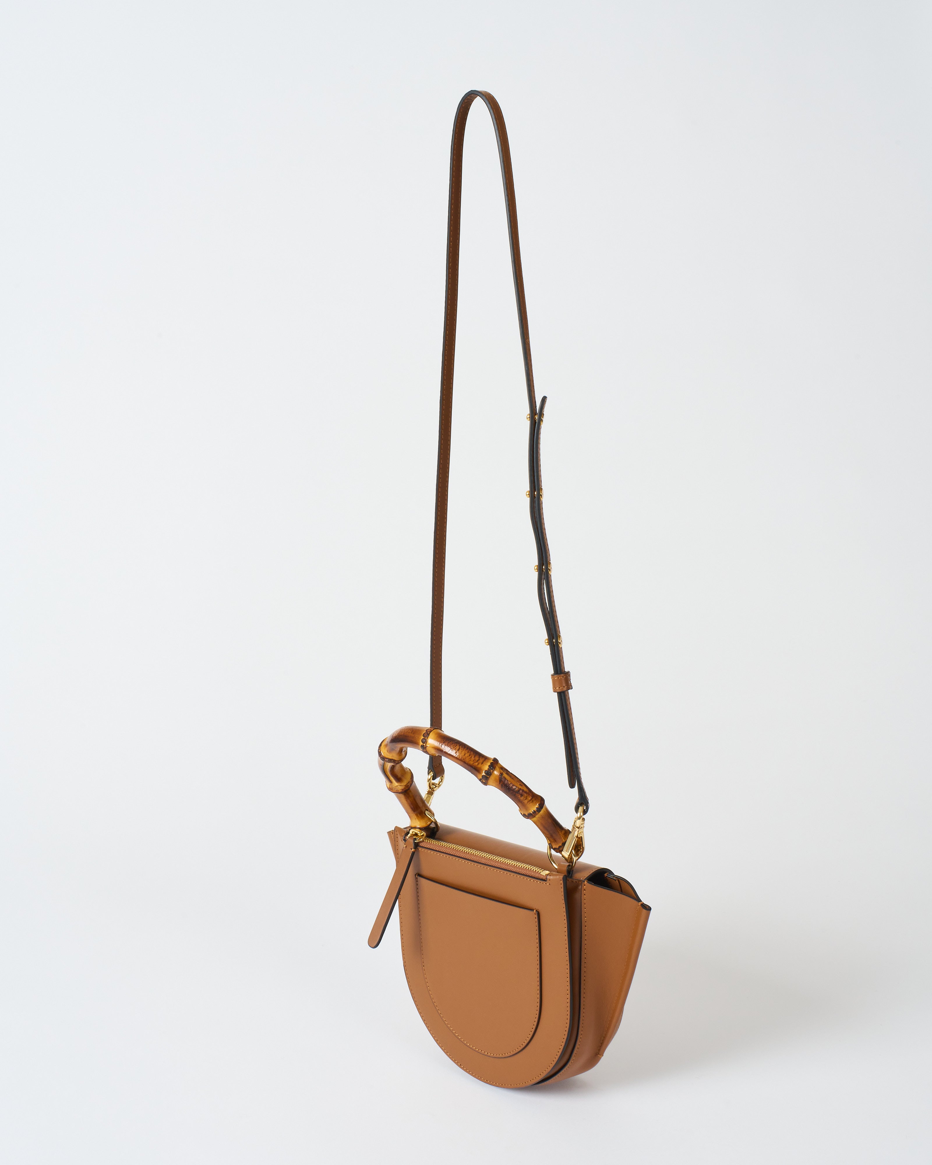 Wandler Hortensia Bag Mini Saddle / Bamboo - 5585
