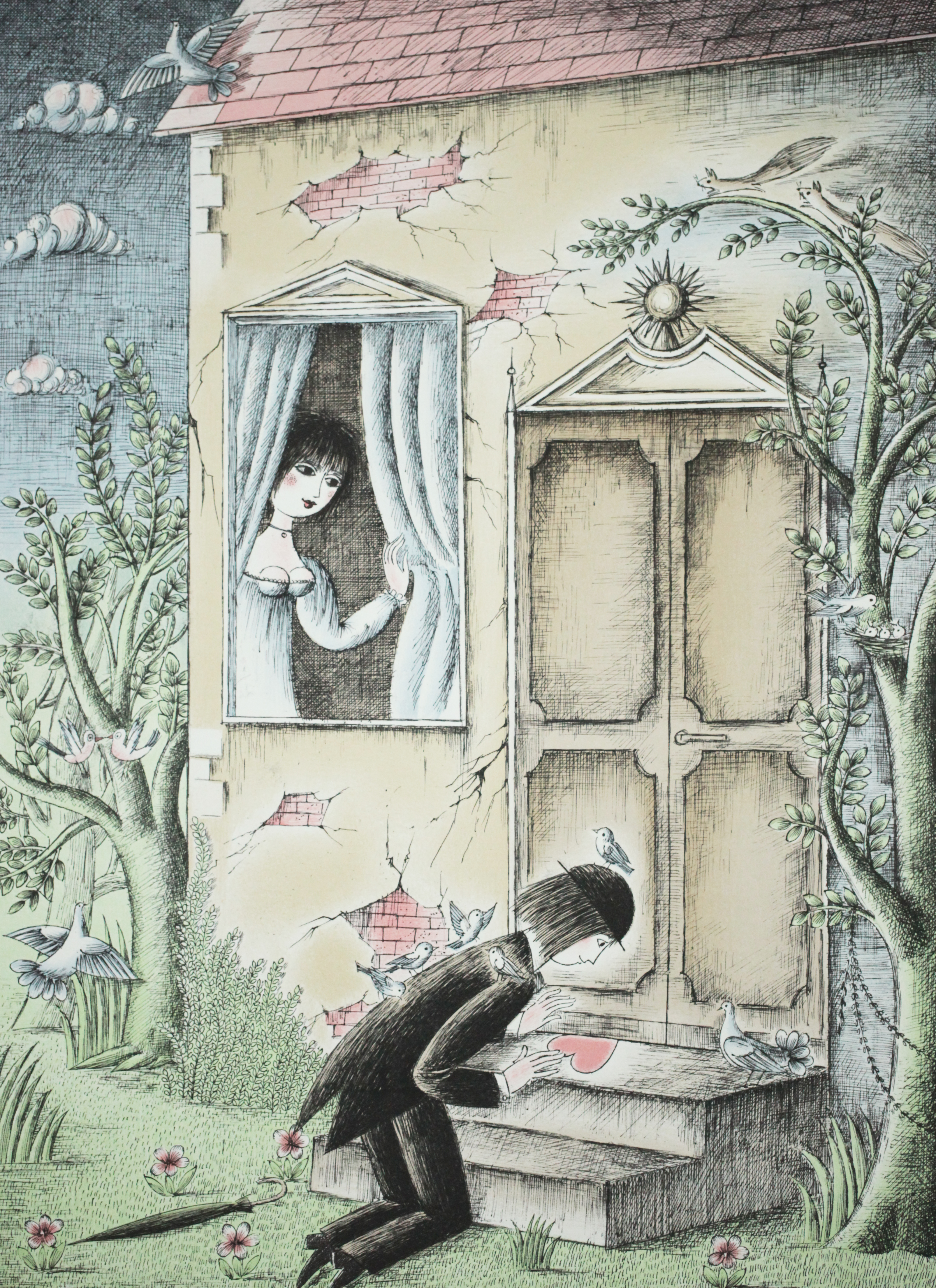 レイモン・ペイネ 臆病な恋人 | ギャルリー亜出果 ｜インテリア絵画