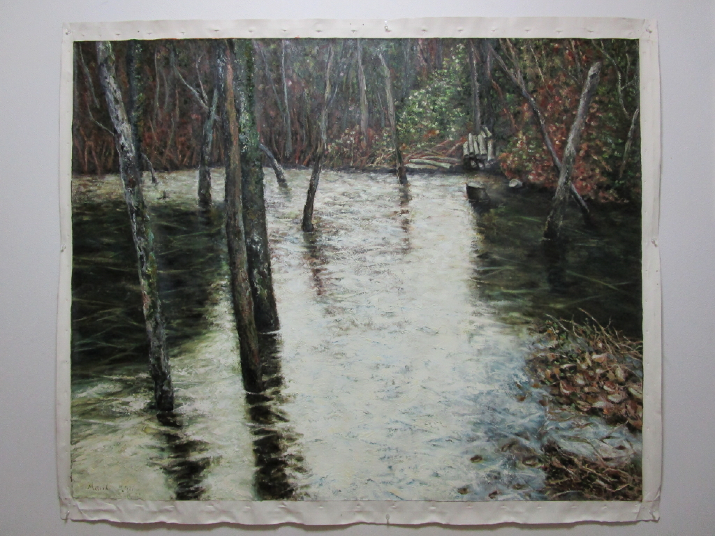 冬凍る F100号 | 月夜の散歩 ｜インテリア絵画 アートの専門通販