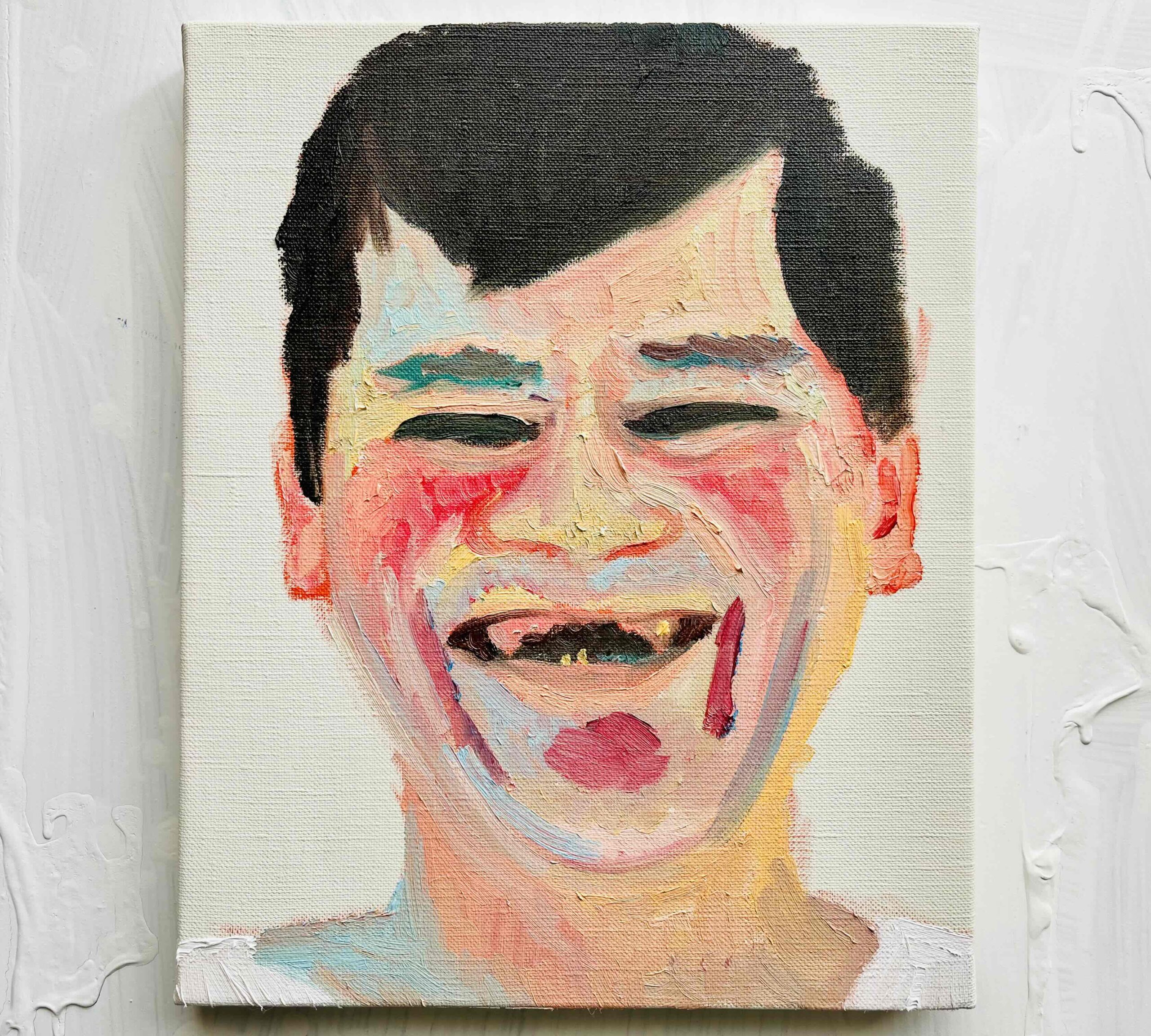 原画「ジミーちゃん」F3・油彩 | かいがのみせあかちゃん ｜インテリア