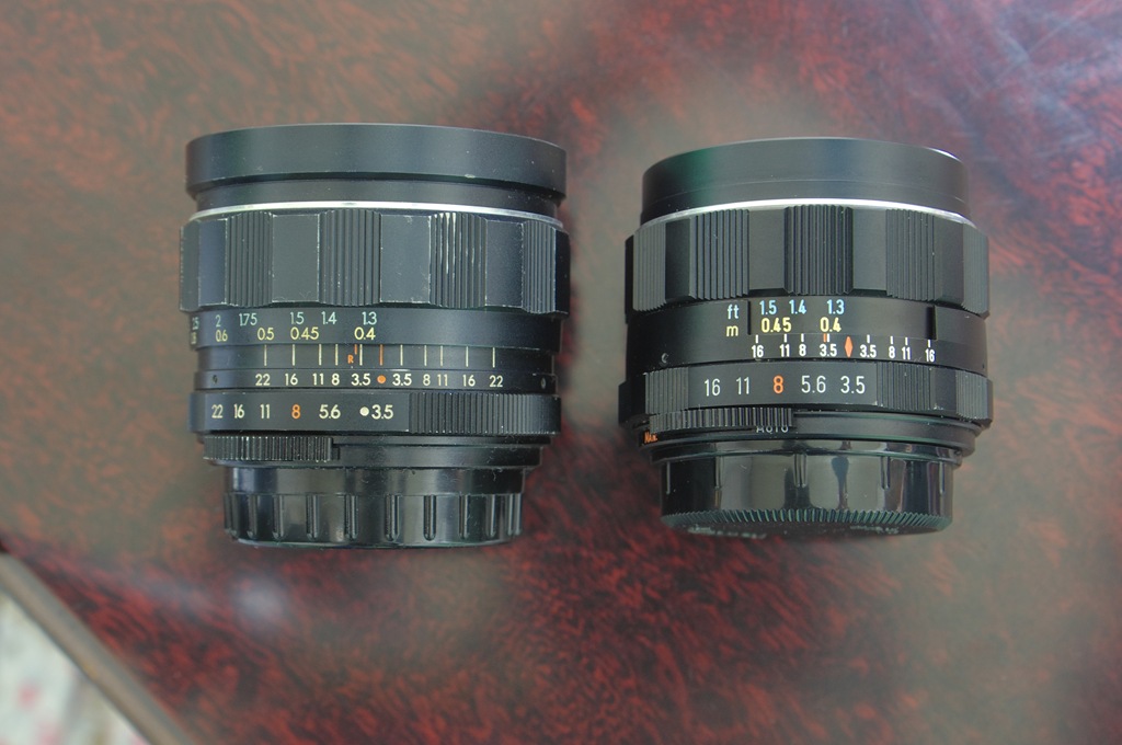 Takumar 28mm F3.5比較（外観） | てぃsぉんっごおどぃでのページ