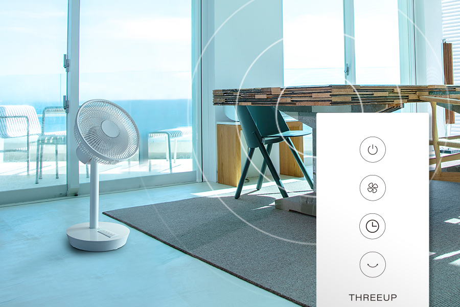 LF-T2002 充電式ポータブルリビングファン | THREEUP公式オンライン