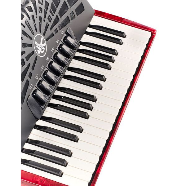 Hohner Bravo III 96 silent key red – United States