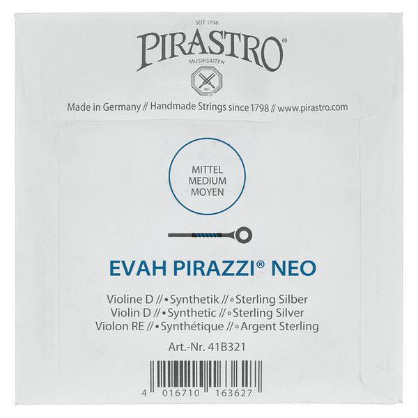 Pirastro Evah Pirazzi Neo D Violin 4/4 – United States