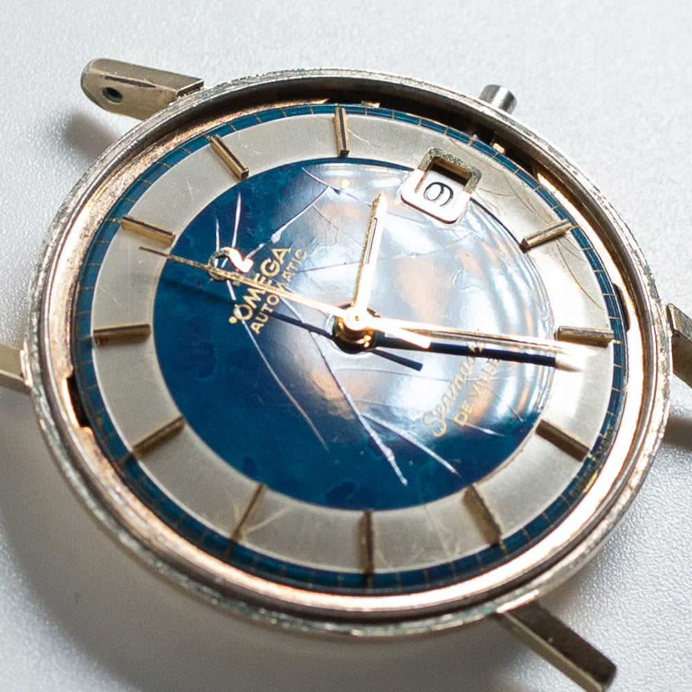 OMEGA Seamaster De Ville Ref.KM6292 Very Rare Blue Two Tone Dial