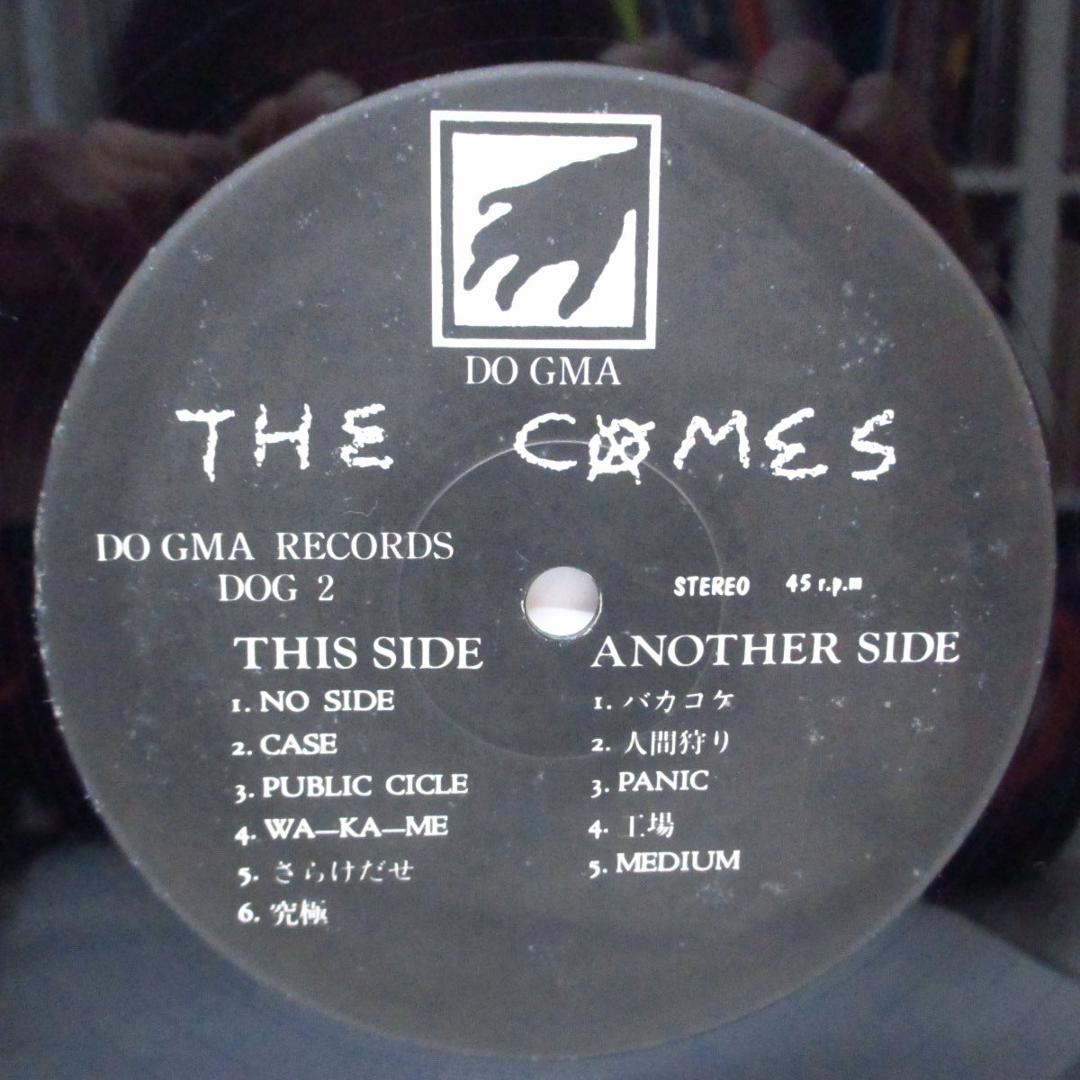 COMES, THE (ザ ・カムズ) - No Side (Japan オリジナル 12