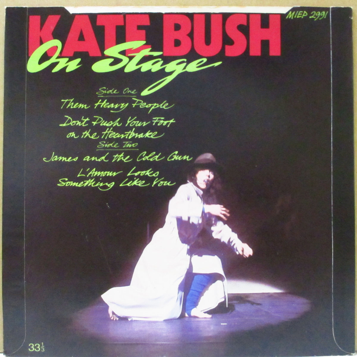 KATE BUSH (ケイト・ブッシュ) - On Stage (UK オリジナル 7インチ+