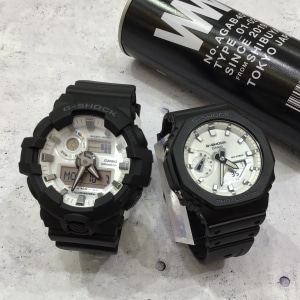 G-SHOCK】ブラック&ブリリアントホワイトの新作登場！使いやすい