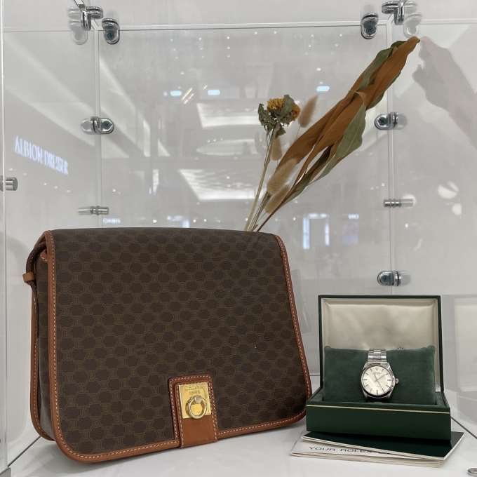 vintage bag】セリーヌ マカダムショルダーバッグ販売中！ - チック