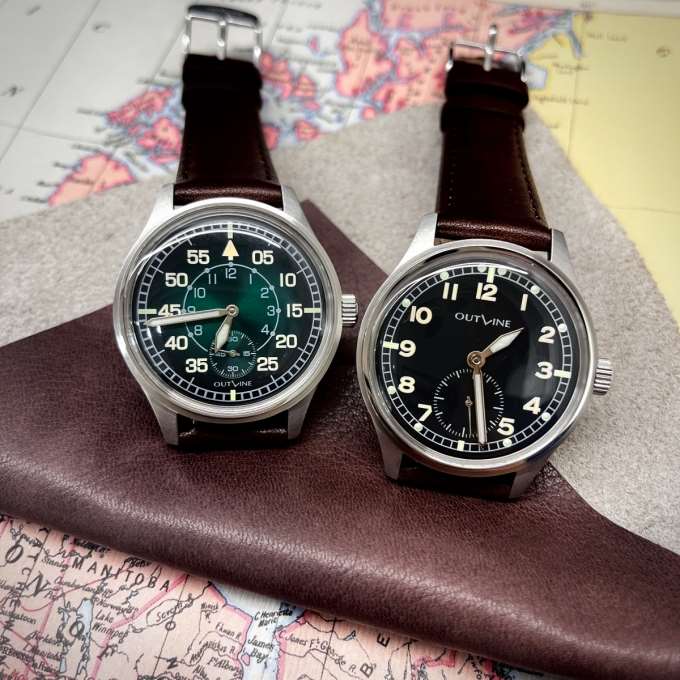 OUTLINE】ドイツ空軍の爆撃機ナビゲーター用“Bウォッチ”を再現