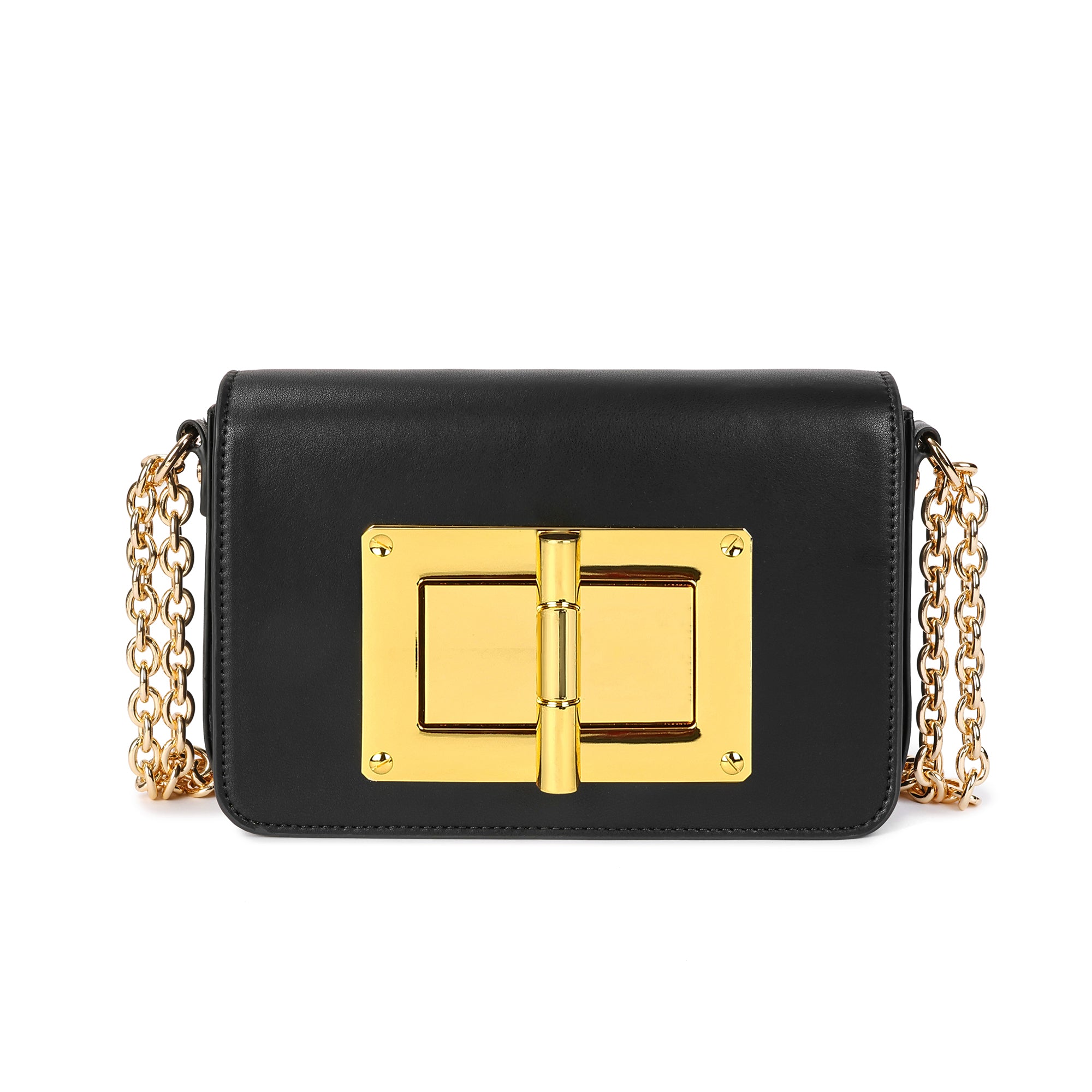 Foldover Flap Shoulder Leather Bag – Tiffany & Fred Paris