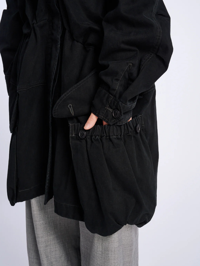 HOUGA look-forward coat・BLACK - tity