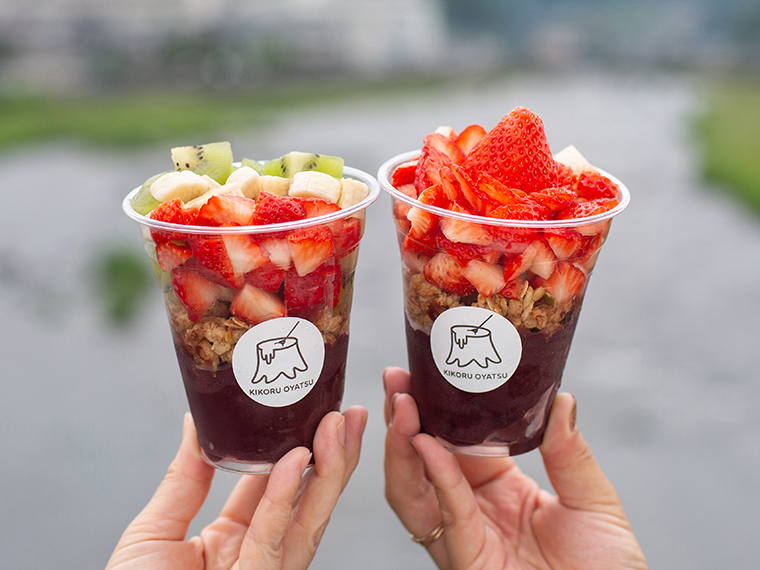 真庭市／KIKORU》真庭の旬を味わう、ごほうび系クレープ＆ジェラート