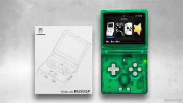 中華ゲーム機「ANBERNIC RG35XXSP」新色クリアカラーの販売開始