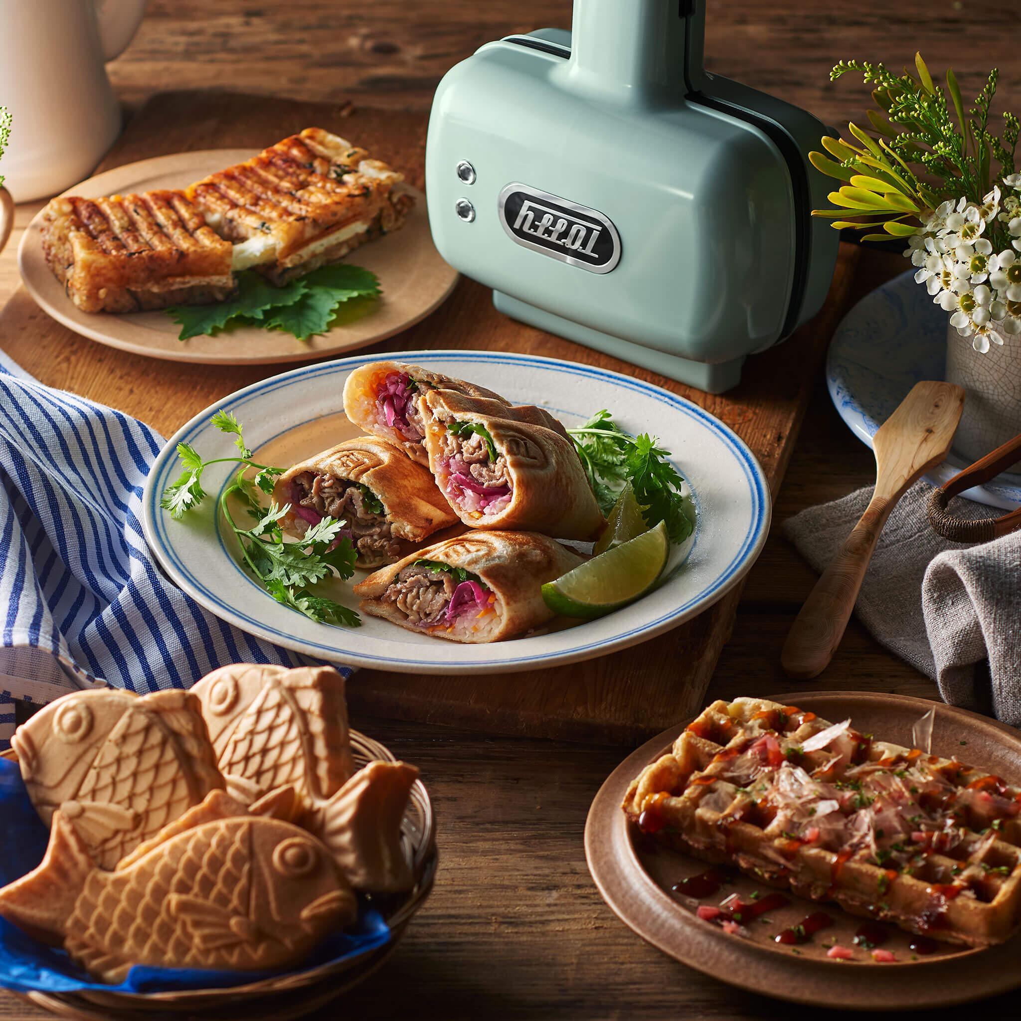 Toffy ハーフホットサンドメーカー＜プレート交換式＞ ｜ Toffy公式