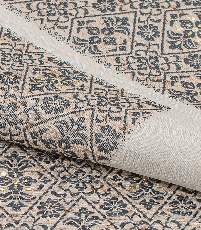 お仕立付き】西陣織袋帯（花菱文：オフホワイト） 袋帯 【きもの都粋】