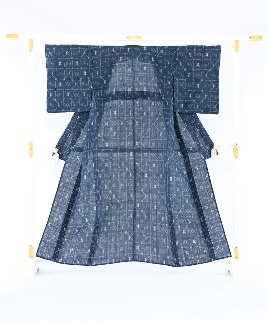 小河正義作 重要無形文化財 越後上布 着物 | 特選きものコレクション