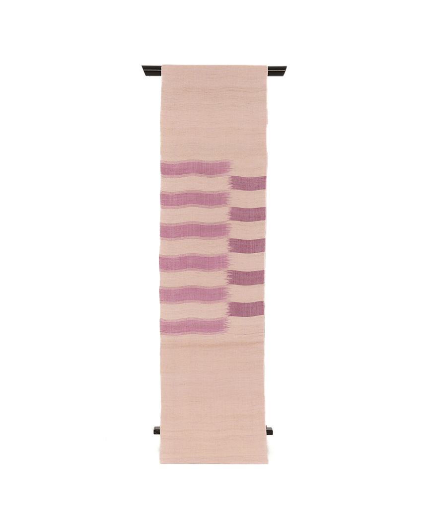 人間国宝 新垣幸子作 八重山上布 八寸名古屋帯 | 特選きものコレクション