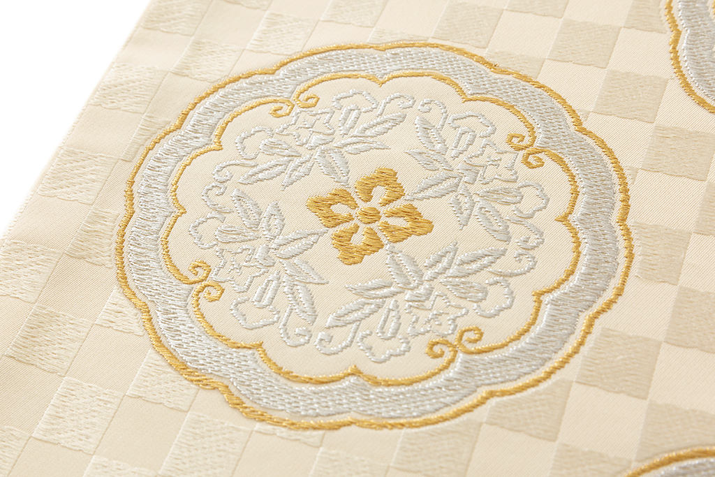 人間国宝 喜多川俵ニ作 有職 袋帯地 「力雲」 未仕立て品 | 特選きもの