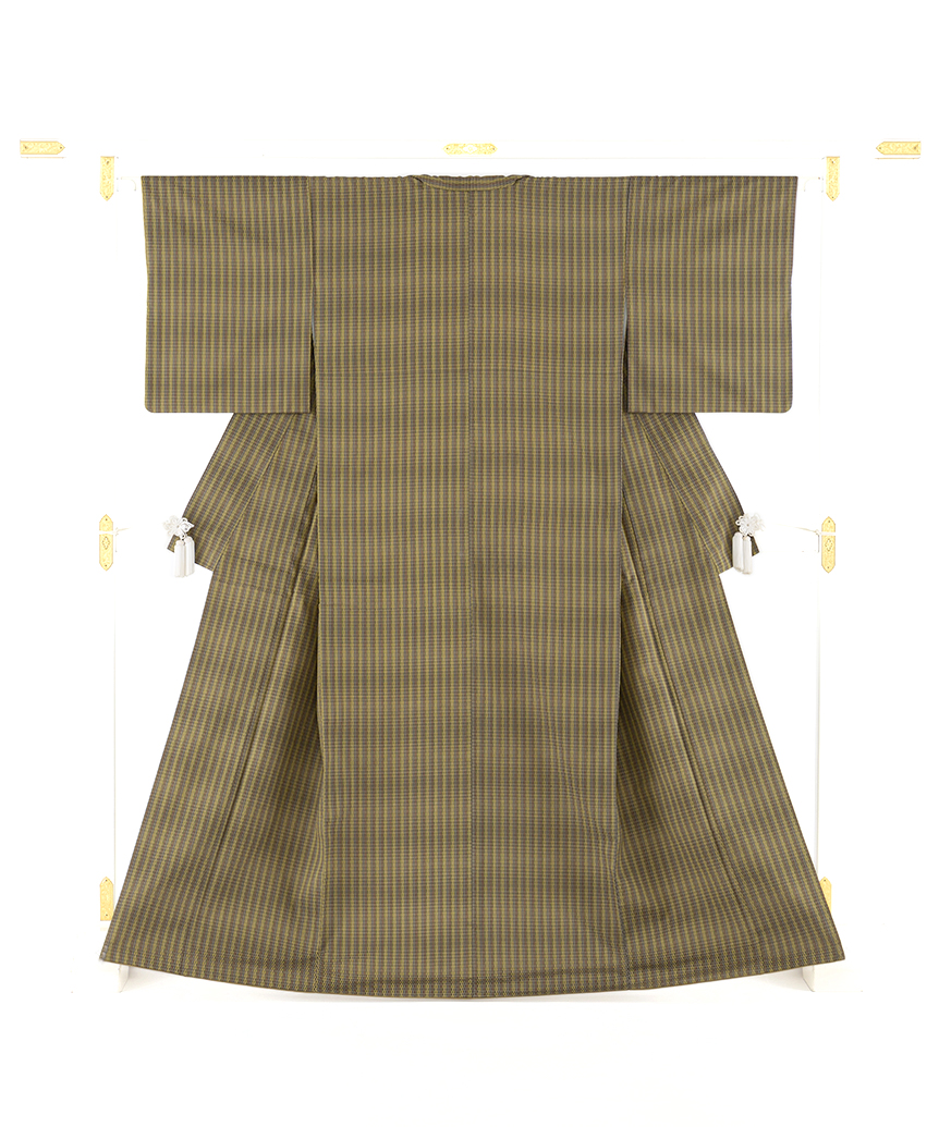 山下八百子作 本場黄八丈 着物 | 特選きものコレクション