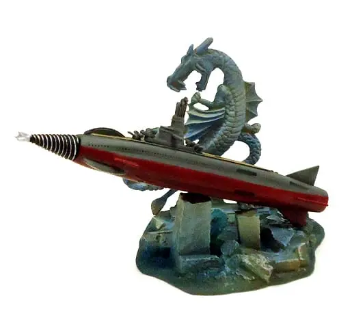 ゴジラ オーナメント特撮大百科 ラッキーフィギュア 海底軍艦 轟天号