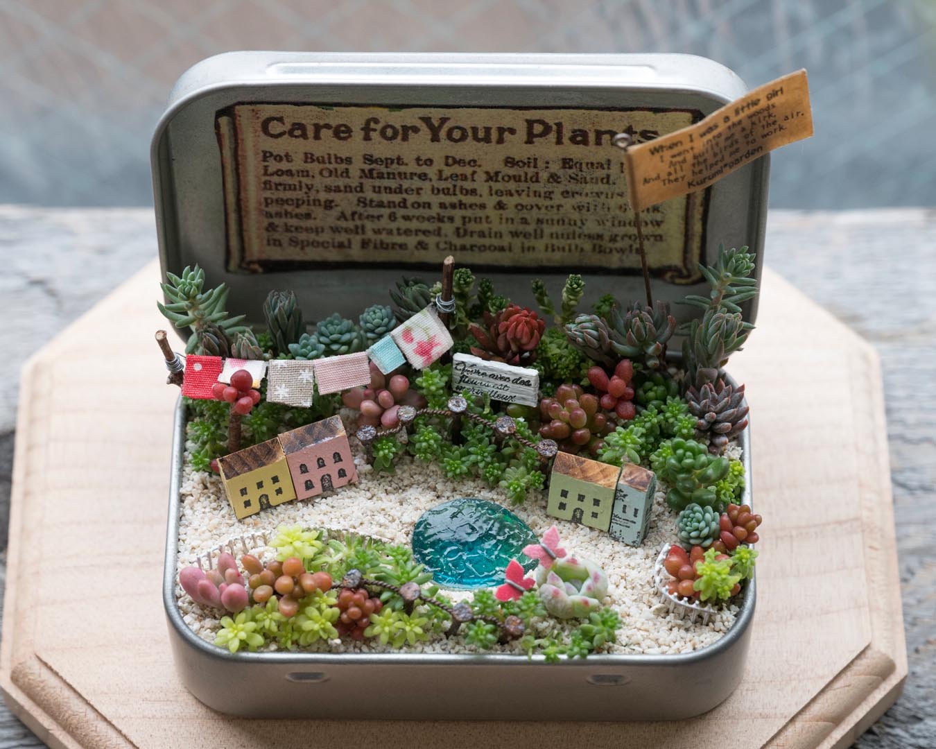 くるみガーデン個展 「小さな木のお家と植物たちの町」2/13-2/26, 2023