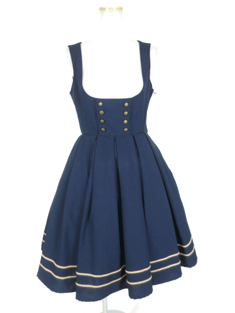 Innocent World コルセットタックフレアージャンパースカート