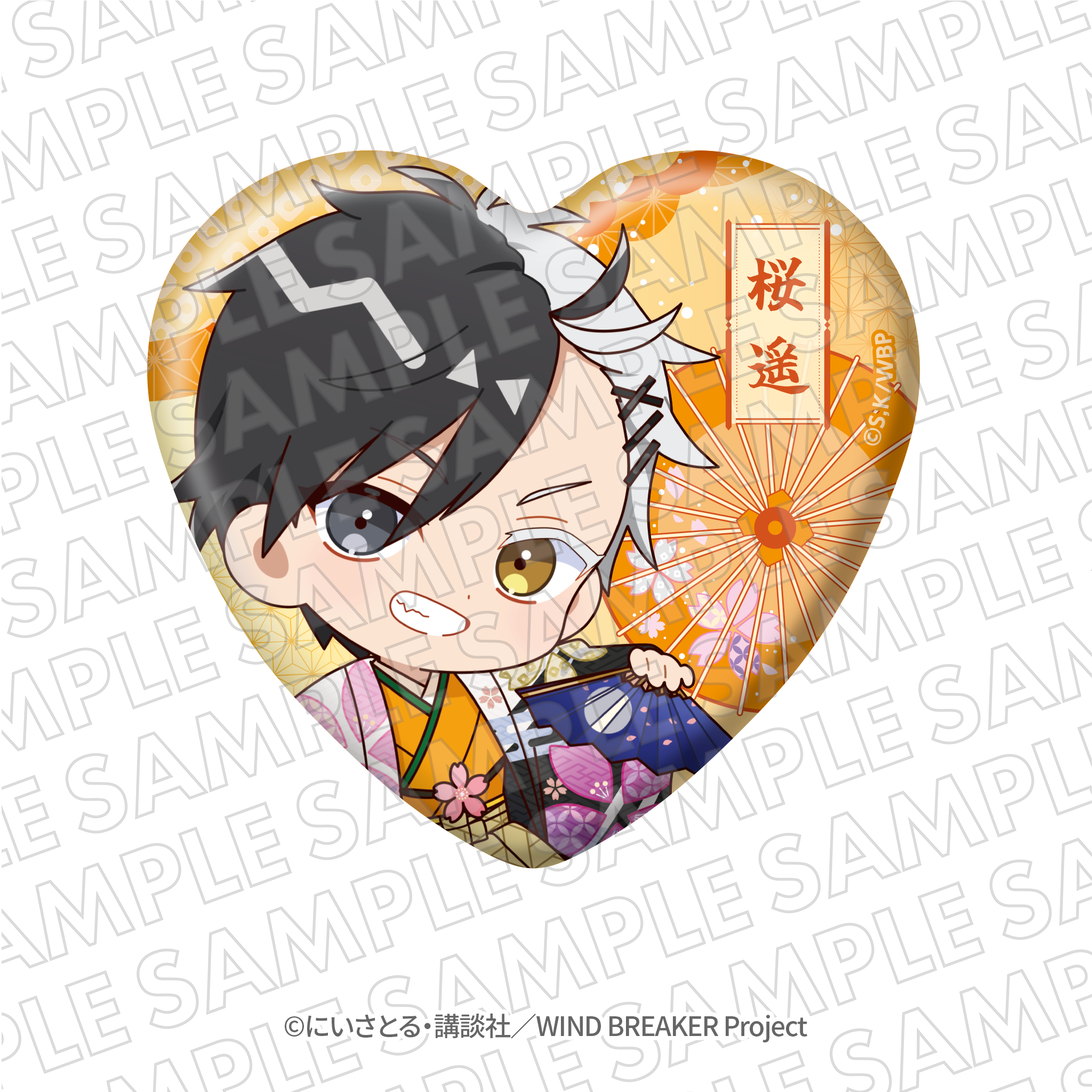 WINDBREAKER プリンセスカフェ 缶バッジ 桜遥 42点セット 03/04 発送