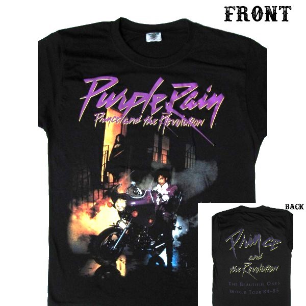 PRINCE】ロックTシャツ メンズ バンドTシャツ メンズ PRINCE Purple