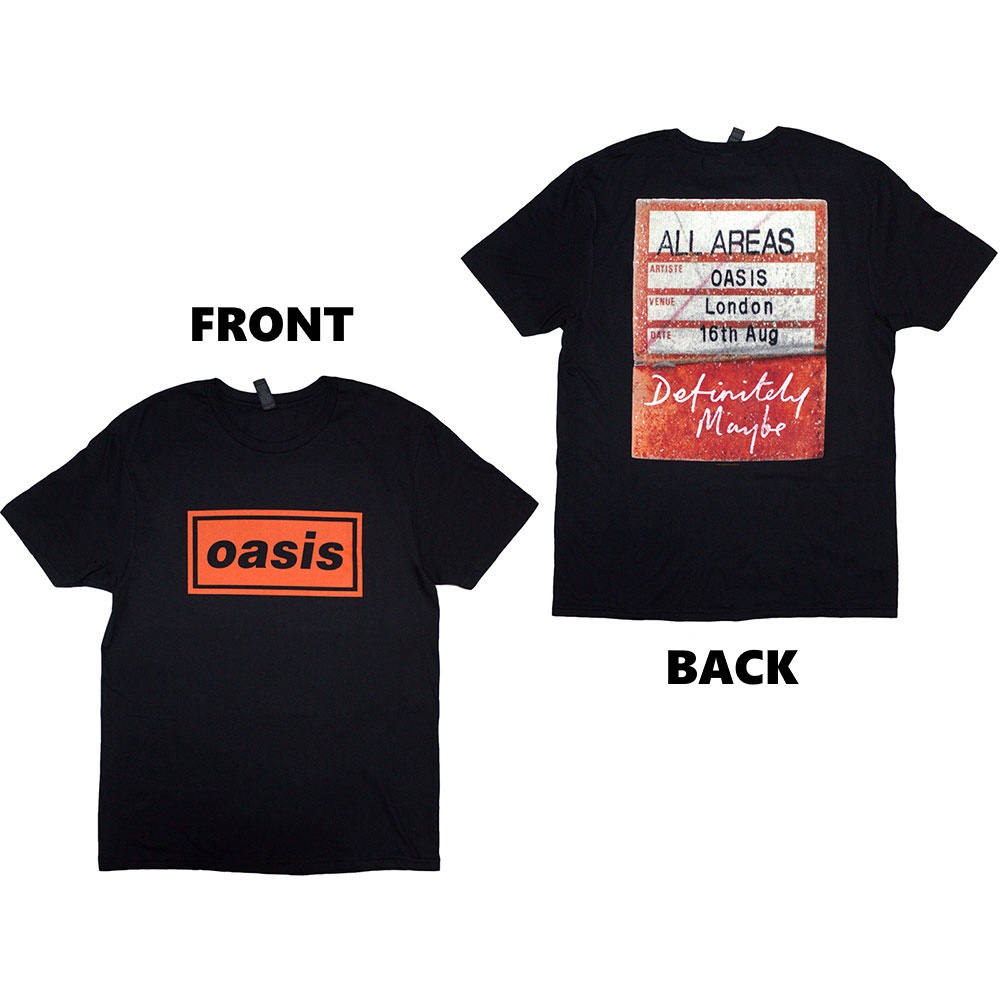 OASIS】ロックTシャツ メンズ バンドTシャツ メンズ OASIS Definitely