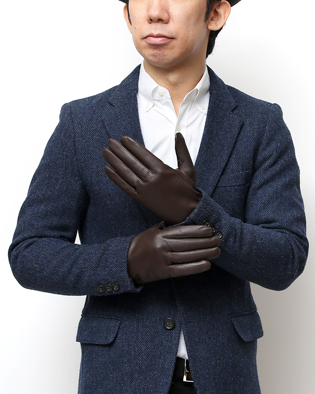 東京ヒマワリ / クロダ(KURODA) 【MEN】 スマホ対応 羊革(ラムレザー