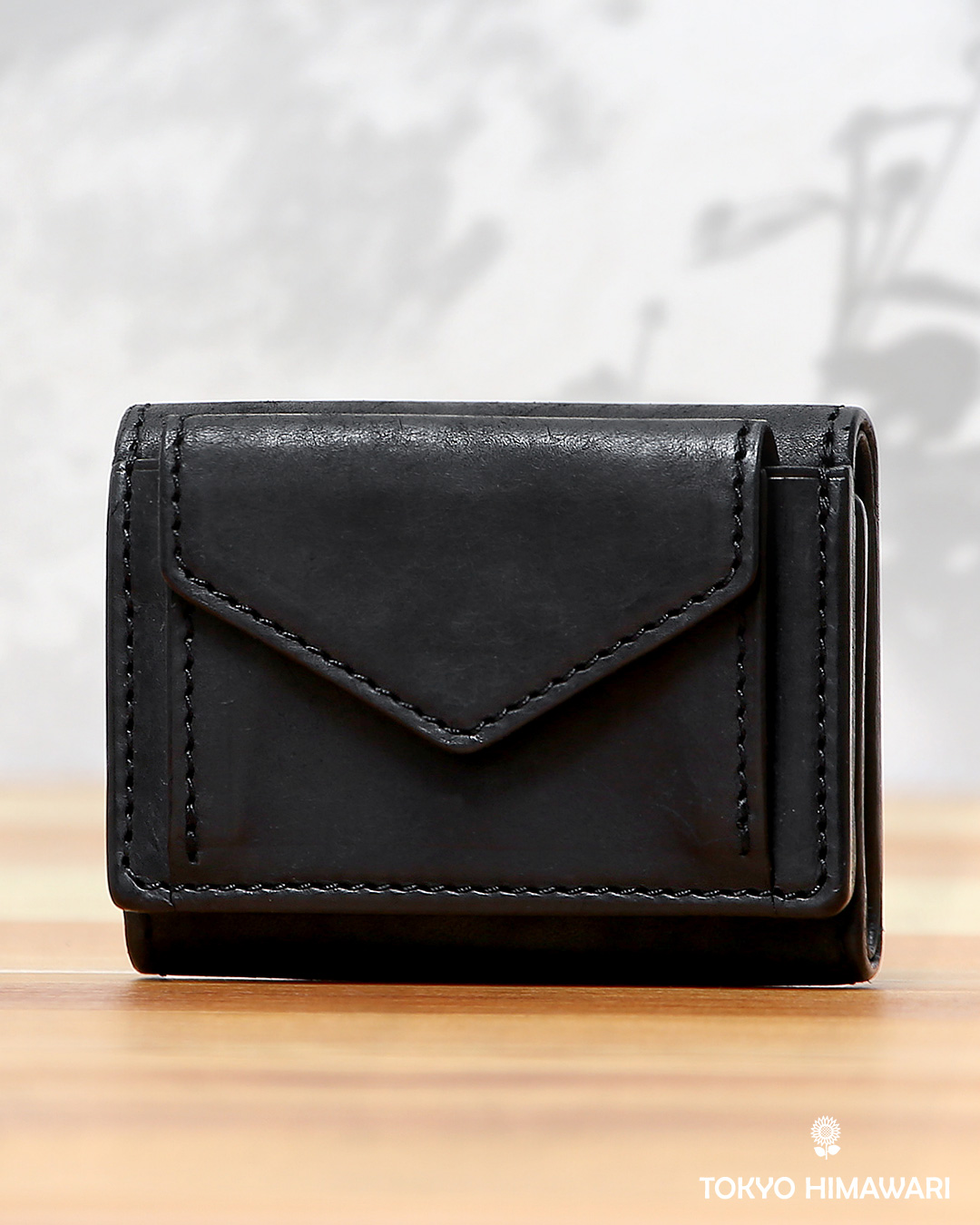 東京ヒマワリ / THE WONDER LUST(ワンダーラスト) TRIFOLD WALLET ブラック