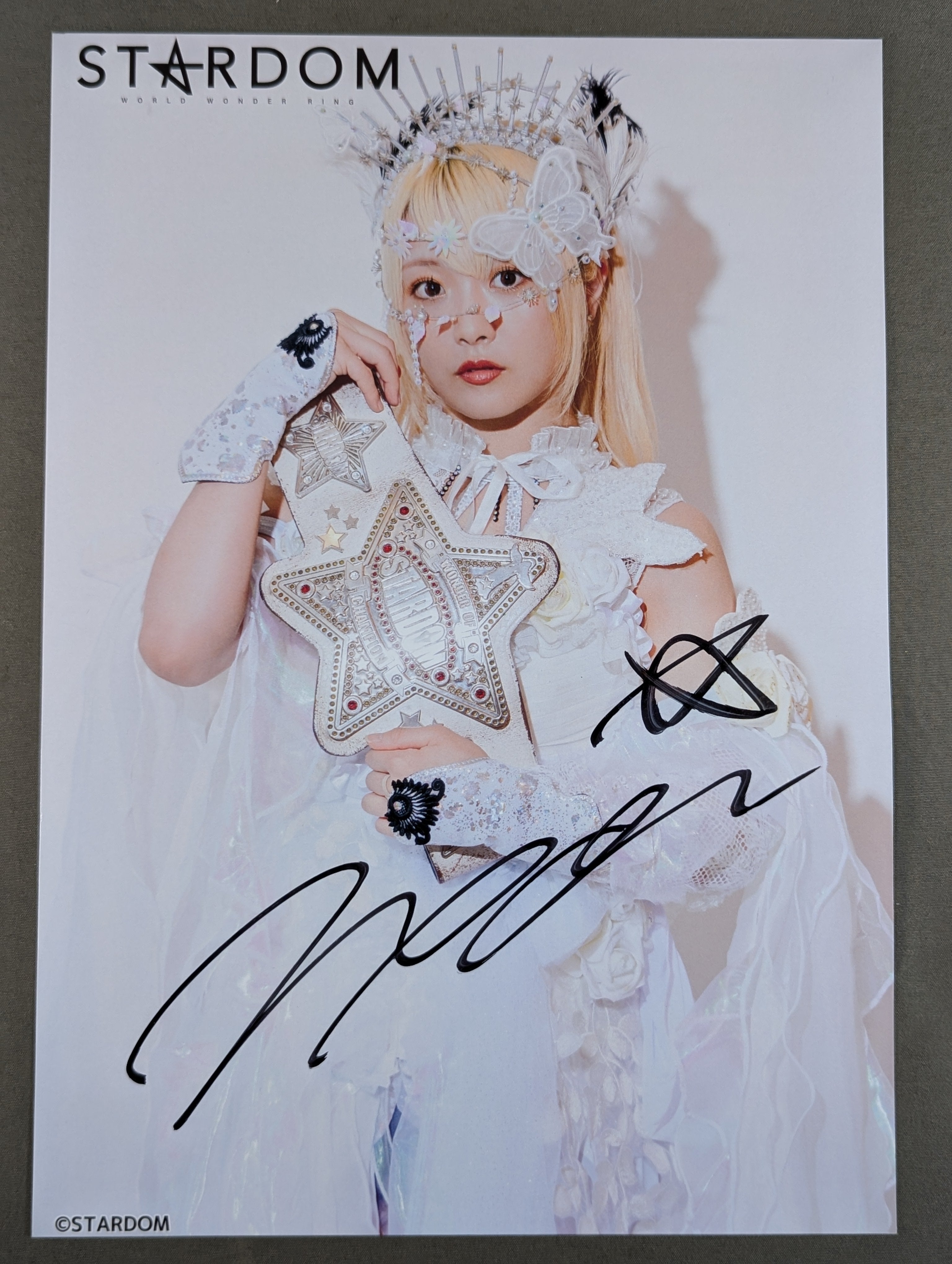 なつぽい 直筆サイン入り記念フォトフレーム 第23代ワンダー スター