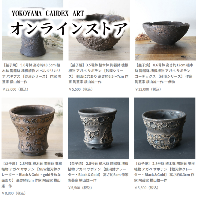 ヨコヤマ コーデックスアート】店舗情報 | 益子焼窯元よこやま