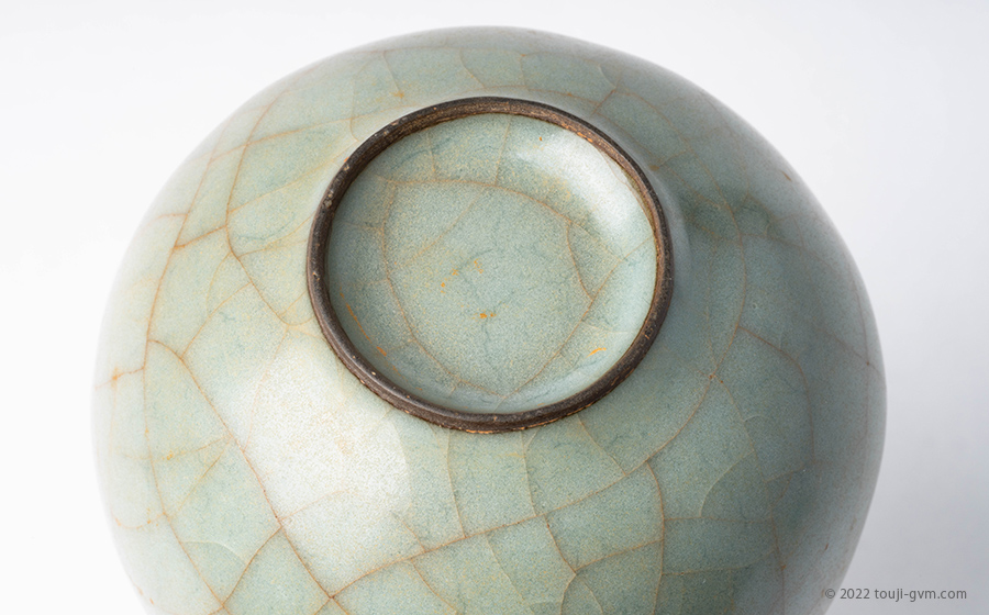 南宋官窯 玉壺春瓶 – Celadon Alcohol bottle | 陶磁オンライン美術館