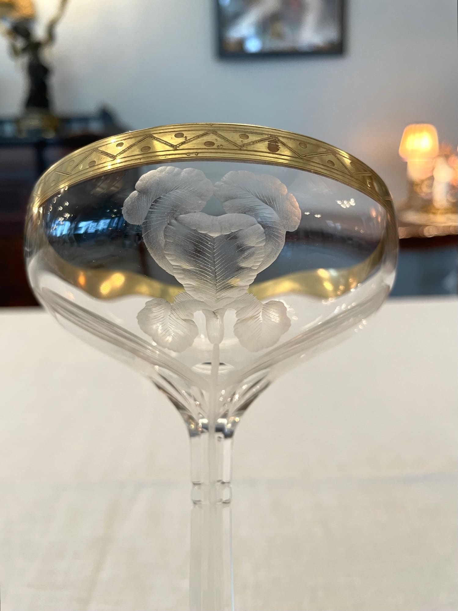 モーゼル アイリス文 金彩グラス 19点セット hpt586 - 陶夢